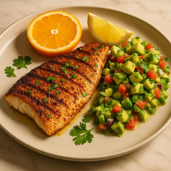 Fish Recipe: Zesty Citrus-Cilantro Grilled Snapper with Avocado Salsa