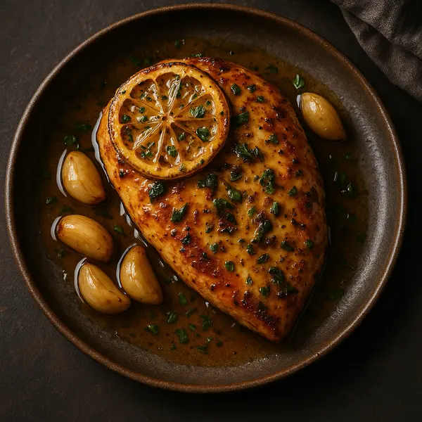 Chicken Recipe: Savory Citrus Herb Chicken with Garlic Confit